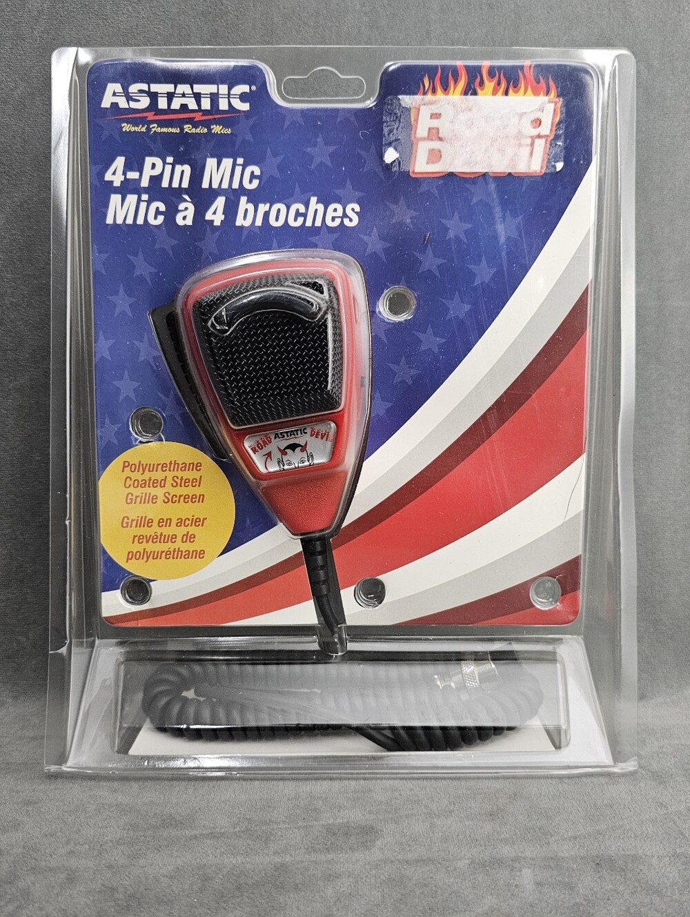 ASTATIC RD104E Road Devil Radio microphone 4-pin RD104 mic B3-5